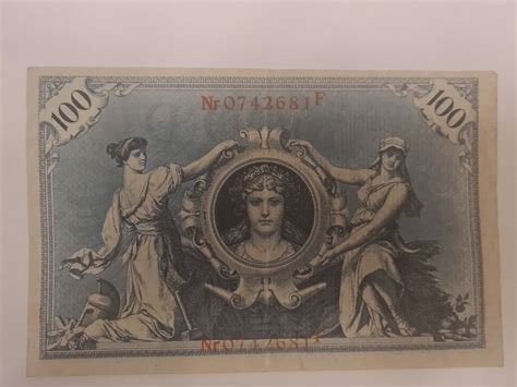 Alte Deutsche Banknote 100 Mark 1908 Kaufen Auf Ricardo