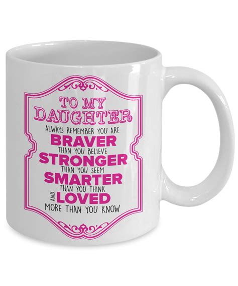 To My Daughter Coffee Mug