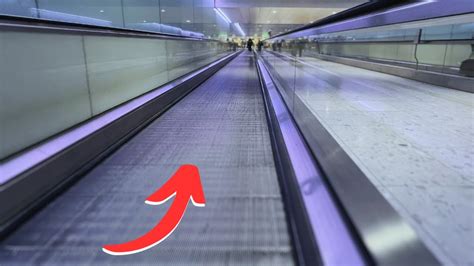 Riding A MASSIVE Underground KONE Travelator At Heathrow Airport