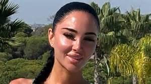 Tulisa Sends Pulses Racing In A Skimpy Turquoise Bikini As She Enjoys A Holiday In The