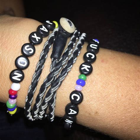 Fuck Cancer Bracelet Cancer Awareness Seed Bead Bracelet Etsy