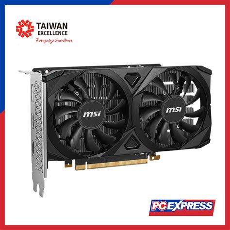 MSI GeForce RTX™ 3050 VENTUS 2X 6GB GDDR6 OC 96-bit Graphics Card – PC ...