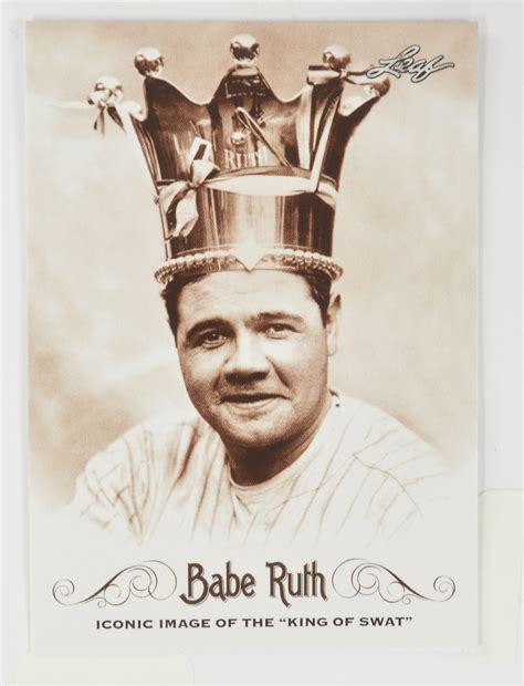 Rare Babe Ruth HOFer New York Yankees Collectible Card
