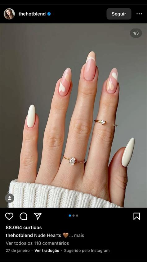 Unha Nude Gel Nails False Nails Stylish Nails