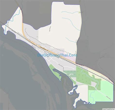 Map Of Diamond Bluff Cdp