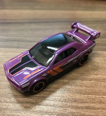 Hot Wheels Dodge Challenger Drift Car Hw Nightburnerz Purple Loose