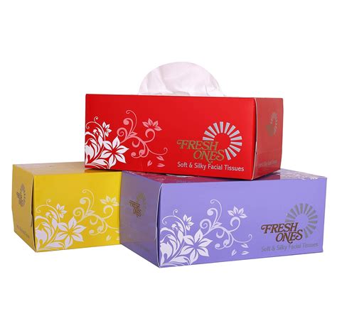 Fresh Ones Soft And Silky Facial Tissue Box 2 Ply 200 Pulls Pack Of