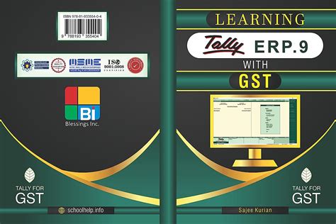 English Tally ERP 9 Book Learning Tally ERP 9 With GST Best Tally