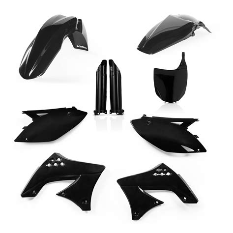 Plastics Kit Acerbis Dirt Bike Kawasaki Kxf Black Full