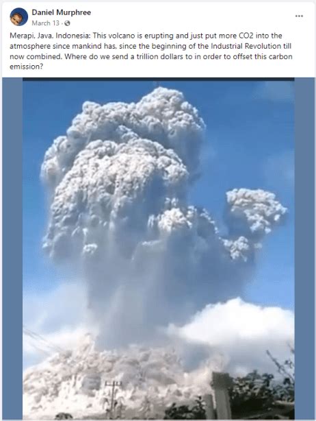 Are Volcanic Eruptions Emitting More Co2 Than Human Activities Combined