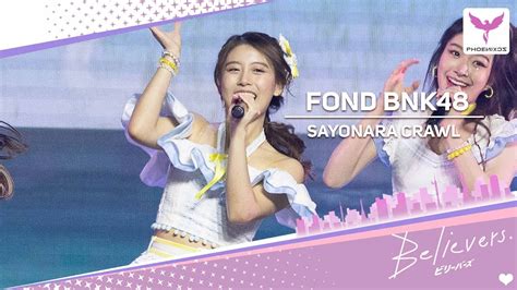 FondBNK48 Fancam Sayonara Crawl BNK48 12 Single First Performance