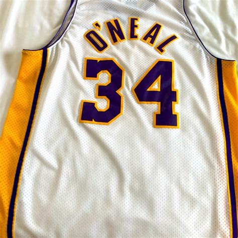 Nike | Shirts | Shaq Oneil Los Angeles Lakers Jersey | Poshmark