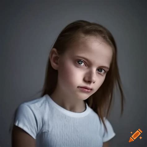 Portrait Of A Young Girl With Glasses And Braids On Craiyon