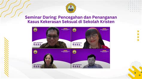 Seminar Daring Pencegahan Dan Penanganan Kasus Kekerasan Seksual Di