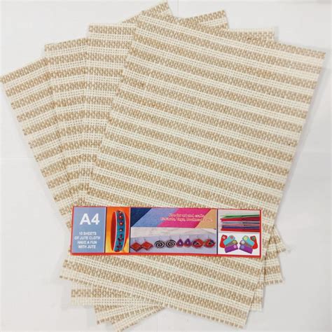 A4 Strips Jute Sheet At Best Price In Indore By Jagdamba Handicraft