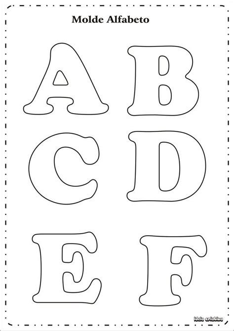 Moldes De Letras Abecedario Completo Para Imprimir Imagui