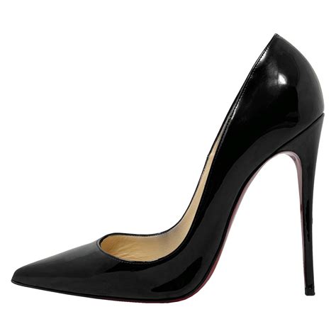 Christian Louboutin Black So Kate 120 Patent Pumps Size Eu 38 The