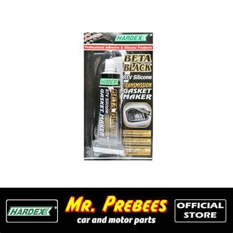 Hardex Beta Black Rtv Silicone Transmission Gasket Maker Grams