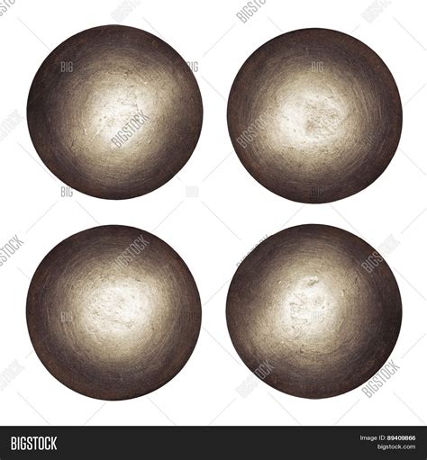 Rivet Heads Isolated Image & Photo (Free Trial) | Bigstock