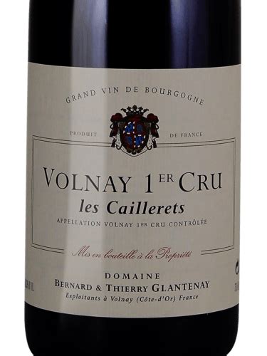 Domaine Bernard Thierry Glantenay Volnay 1er Cru Les Caillerets Vivino