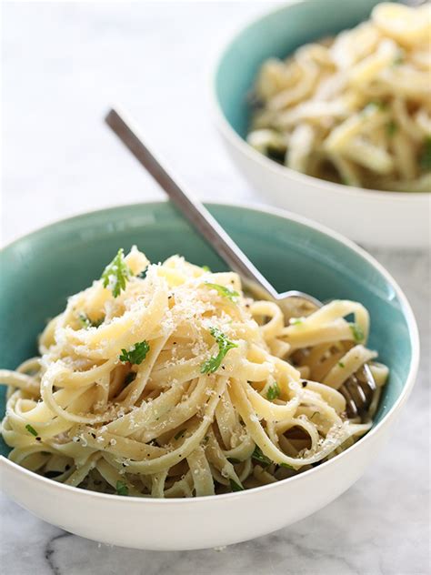 Easy Parmesan Buttered Noodles Foodiecrush