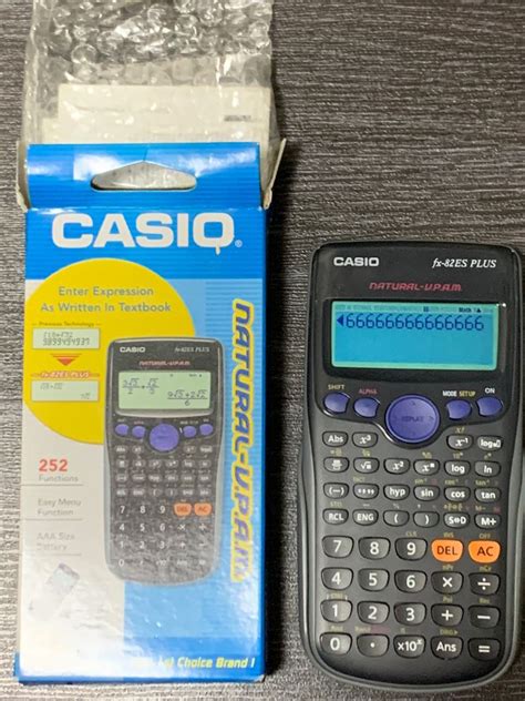 Casio Scientific Calculator Fx 82ES Plus AAA Size Battery Comes With