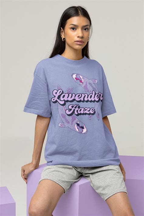Lavender Haze Comfort Colors T Shirt Koi Fish Shirt Concert T Shirt