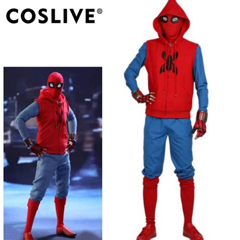 Coslive Homem Aranha Trajes De Cosplay Filme Homem Aranha Trajes