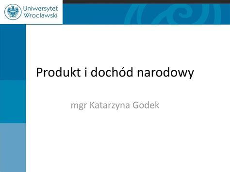 Produkt I Doch D Narodowy Ppt Pobierz