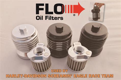 Flo Spin On Oil Filter For Harley Davidson M Twin Cam Evo Buell