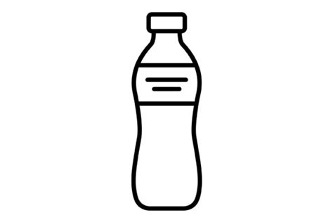 Water Bottle Outline Icon Graphic By Maan Icons · Creative Fabrica