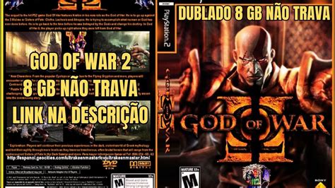 GOD OF WAR 2 PS2 JOGO DUBLADO EM PT BR FORMATO ISO JOGOS DE