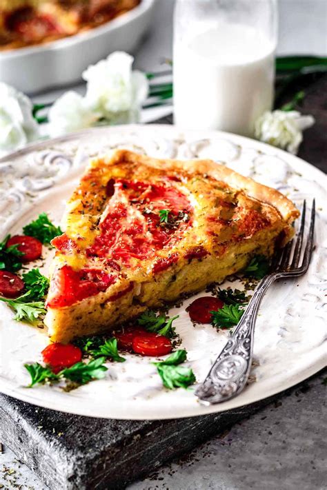 Italian Quiche Easy Brunch Recipe Karinokada