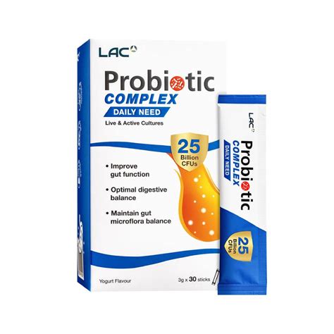 Buy Lac Probiotic Probiotic Complex 25 Billion 3g X 30 Sticks Eromman