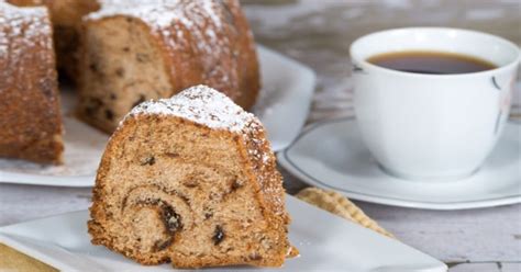 Bolo de café e mel é uma verdadeira combinação de sabores Sabores á Mesa