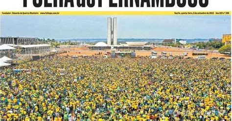 Capa Folha De Pernambuco Quinta De Setembro De