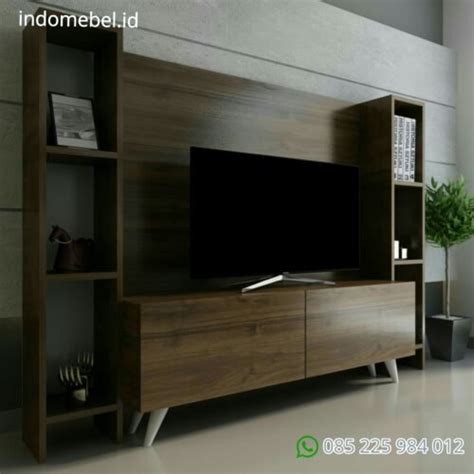 Tv Cabinet Minimalis Kayu Indomebel Id