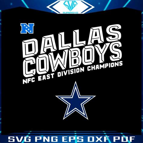 NFC East Division Champions Cowboys SVG