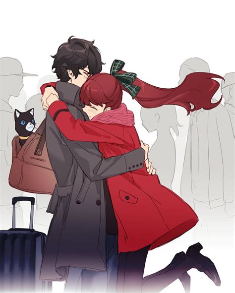 Posting Persona Pics Daily Day 1751 P5R Kasumi And Joker 9GAG