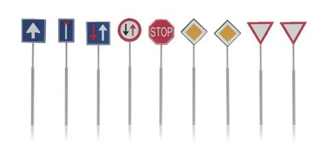 Dutch Traffic Signs 9 Pieces Artitecshop