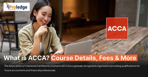 What Is Acca Course Details Fees More