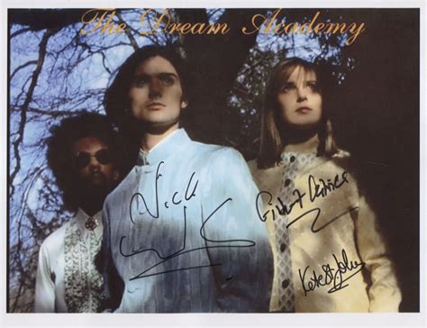 The Dream Academy (Band) SIGNED 8" x 10" Photo + Certificate Of Authentication 100% Genuine