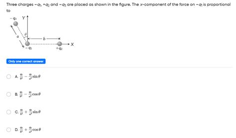 Three Charges Q Q And Q Are Placed As Studyx