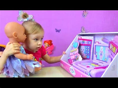 Лечим девочку Беби Борн детский набор Доктора для кукол Baby Born ...