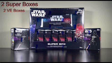 2023 TOPPS STAR WARS FLAGSHIP CARDS IN 4K 2 SUPER BOX BREAK 2 VALUE