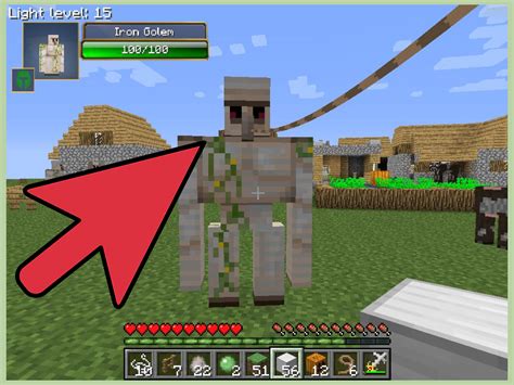 Cómo crear un golem de hierro en Minecraft 8 pasos