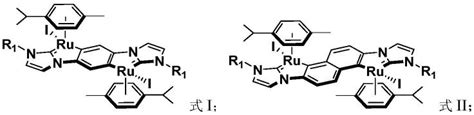 一种双核氮杂环卡宾钌配合物及其制备方法与应用