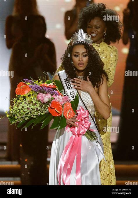 Miss District Of Columbia Usa Kara Mccullough Reacts As She Is Crowned