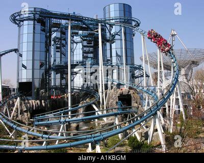 Roller Coaster In Europapark Rust Germany Stock Photo Alamy