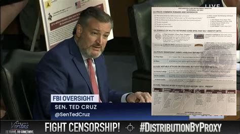 Breaking Sen Ted Cruz Cites Project Veritas Fbi Leak When Questioning